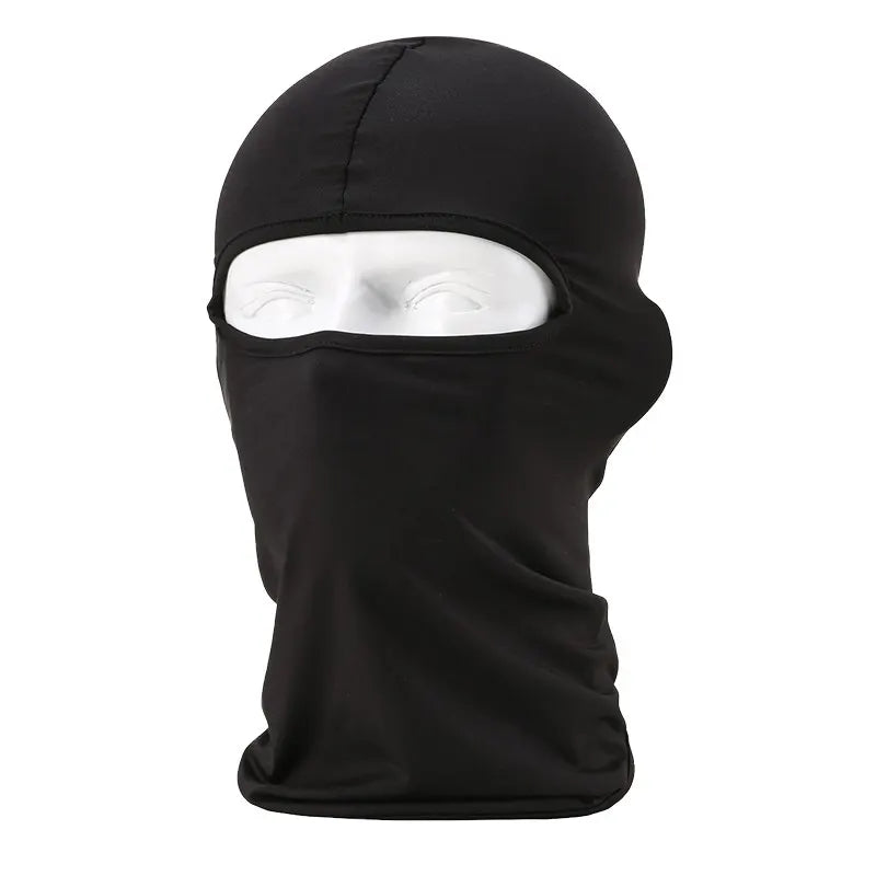 Black Motorcycle Face Mask