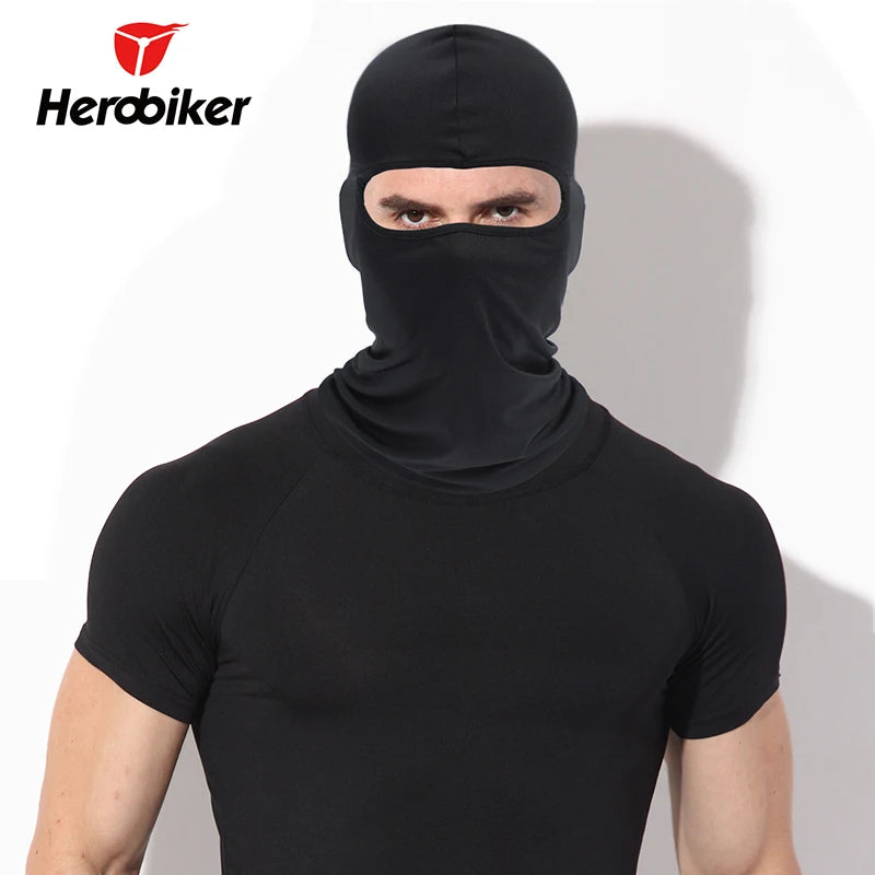 Black Motorcycle Face Mask