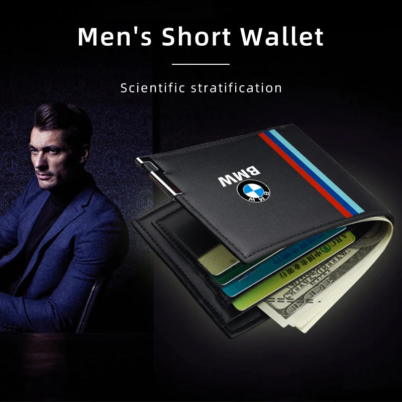 BMW Leather Car Logo Wallet