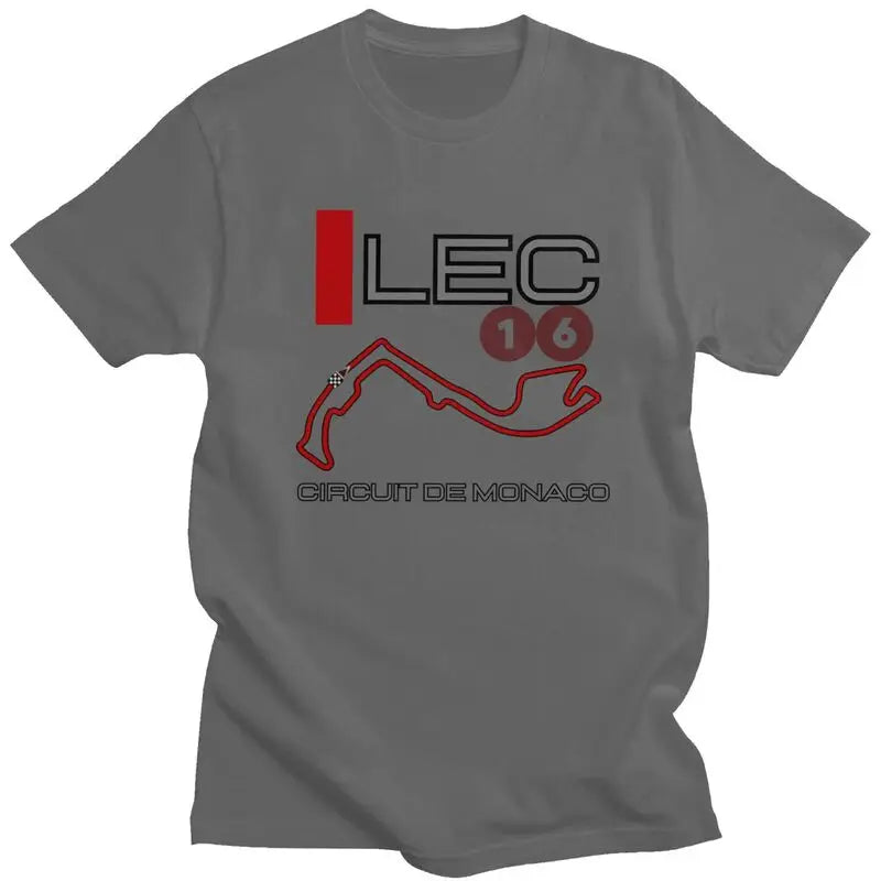 Charles Leclerc Circuit De Monaco T Shirt