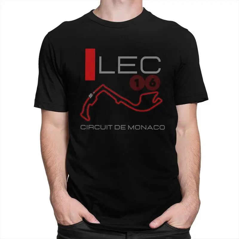 Charles Leclerc Circuit De Monaco T Shirt