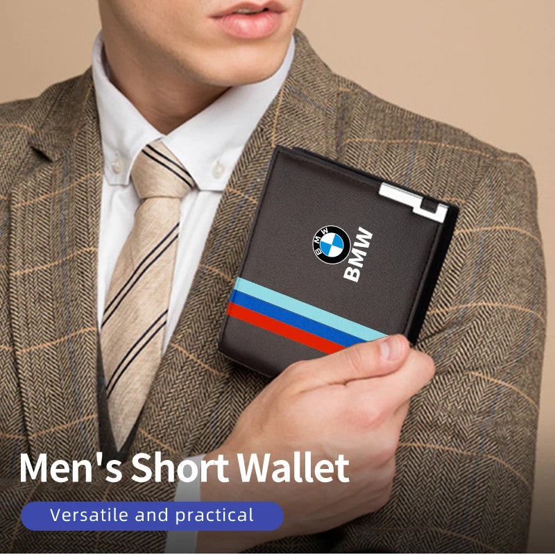 BMW Leather Car Logo Wallet