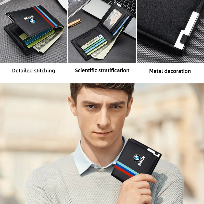 BMW Leather Car Logo Wallet