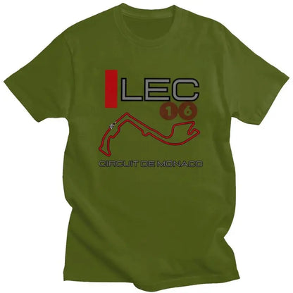 Charles Leclerc Circuit De Monaco T Shirt