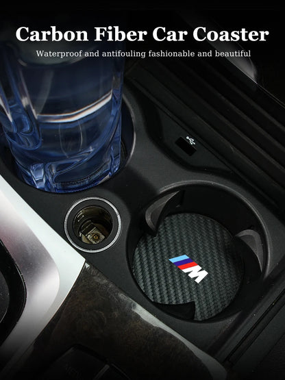BMW Carbon Car Coaster