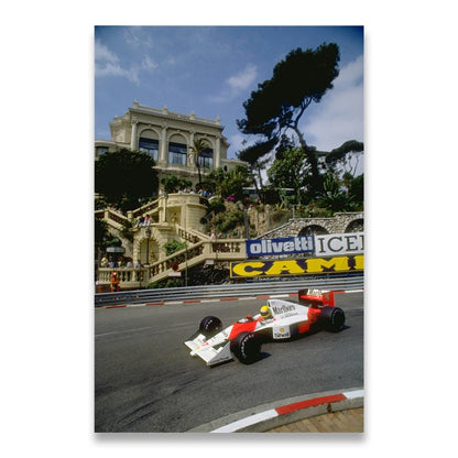 Ayrton Senna F1 Canvas