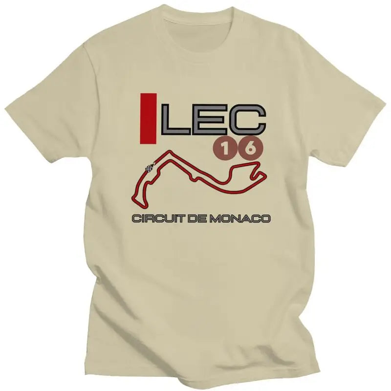 Charles Leclerc Circuit De Monaco T Shirt