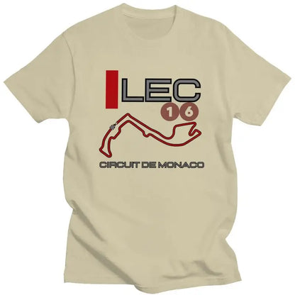 Charles Leclerc Circuit De Monaco T Shirt
