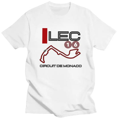 Charles Leclerc Circuit De Monaco T Shirt