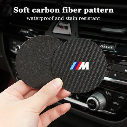 BMW Carbon Car Coaster