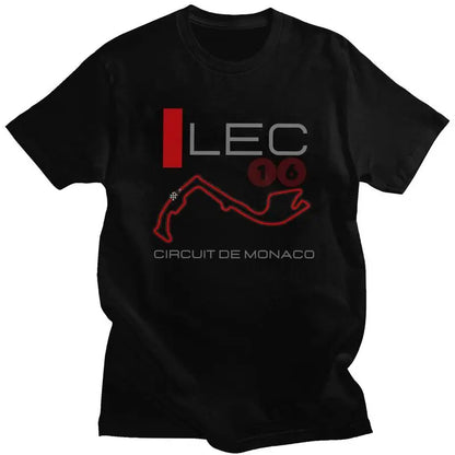 Charles Leclerc Circuit De Monaco T Shirt