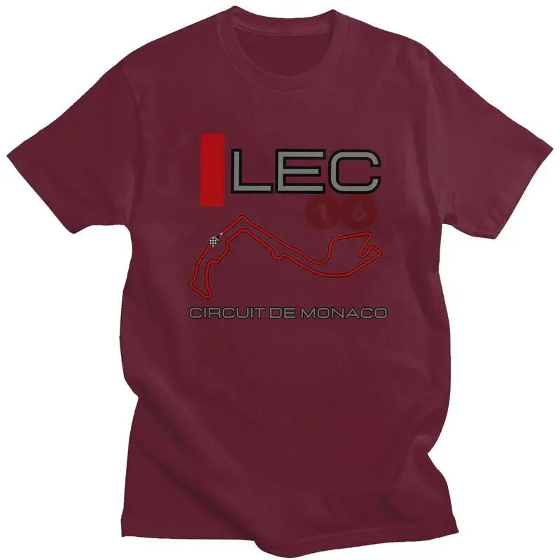 Charles Leclerc Circuit De Monaco T Shirt