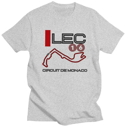 Charles Leclerc Circuit De Monaco T Shirt